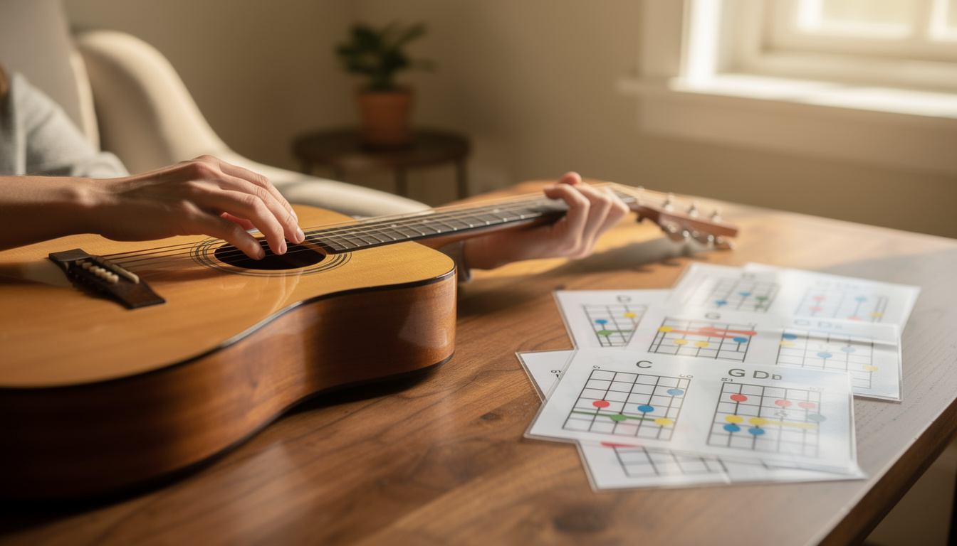découvrez des méthodes simples et efficaces pour apprendre rapidement les accords de guitare, même pour les débutants. progressez à votre rythme et jouez vos morceaux préférés en un rien de temps.