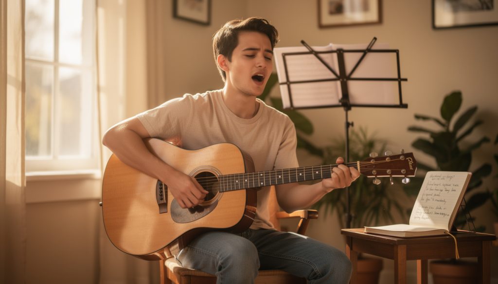 apprenez à chanter tout en jouant de la guitare grâce à nos conseils pratiques et exercices simples pour maîtriser cette technique et améliorer votre performance musicale.