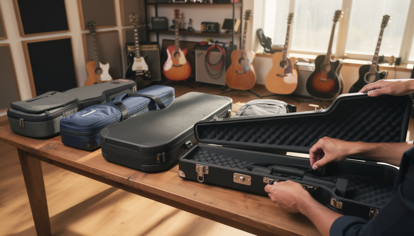 découvrez nos conseils pour choisir la mallette de transport idéale pour votre guitare, alliant protection, praticité et style.