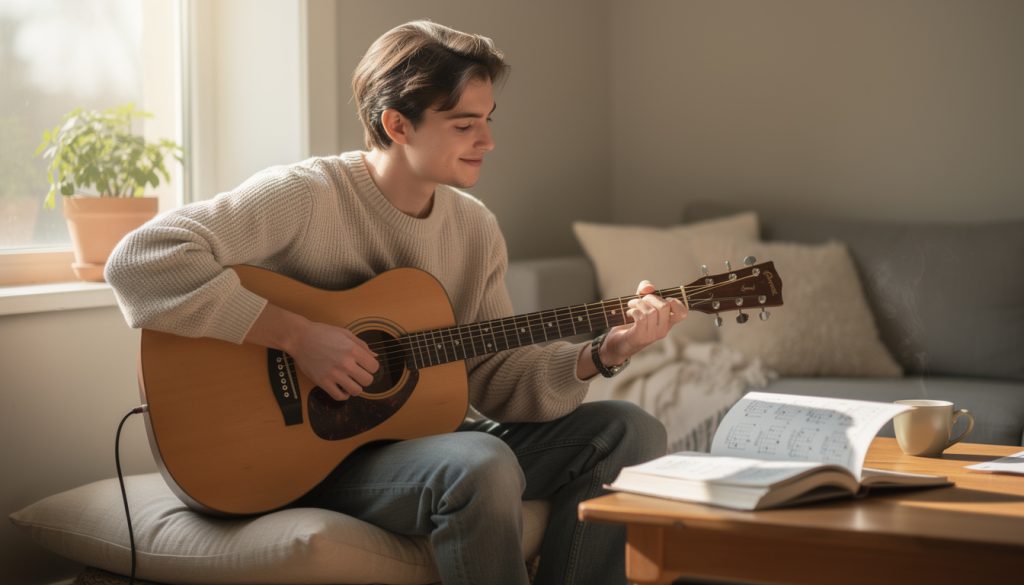 Comment jouer sa première chanson à la guitare