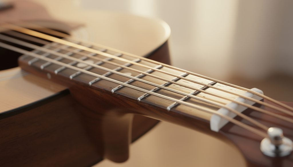 découvrez comment identifier le tirant des cordes de votre guitare pour optimiser votre confort de jeu et la qualité du son.