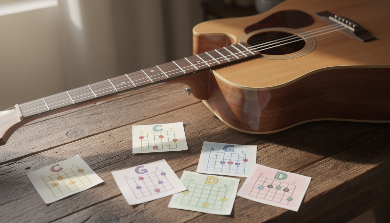 découvrez les accords de guitare pour débutants et apprenez à jouer rapidement vos premières chansons grâce à nos conseils simples et efficaces.