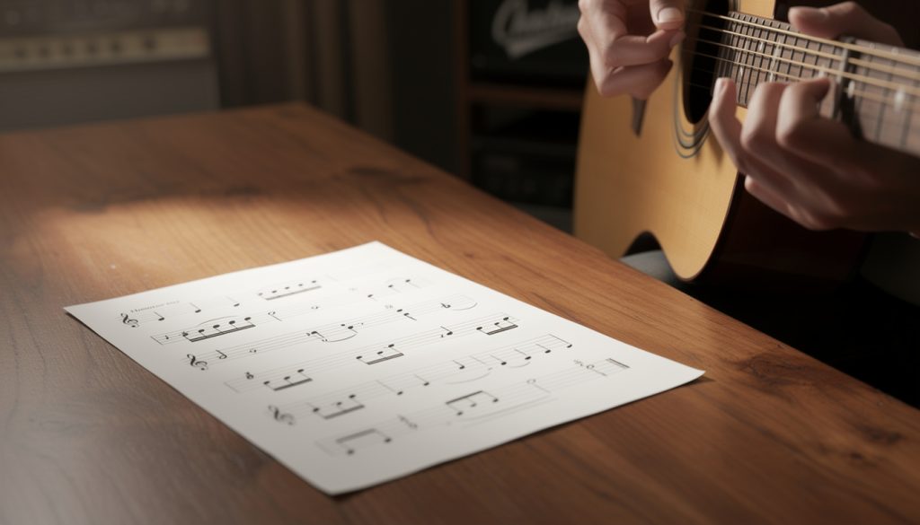 Comment lire les symboles d’une tablature de guitare
