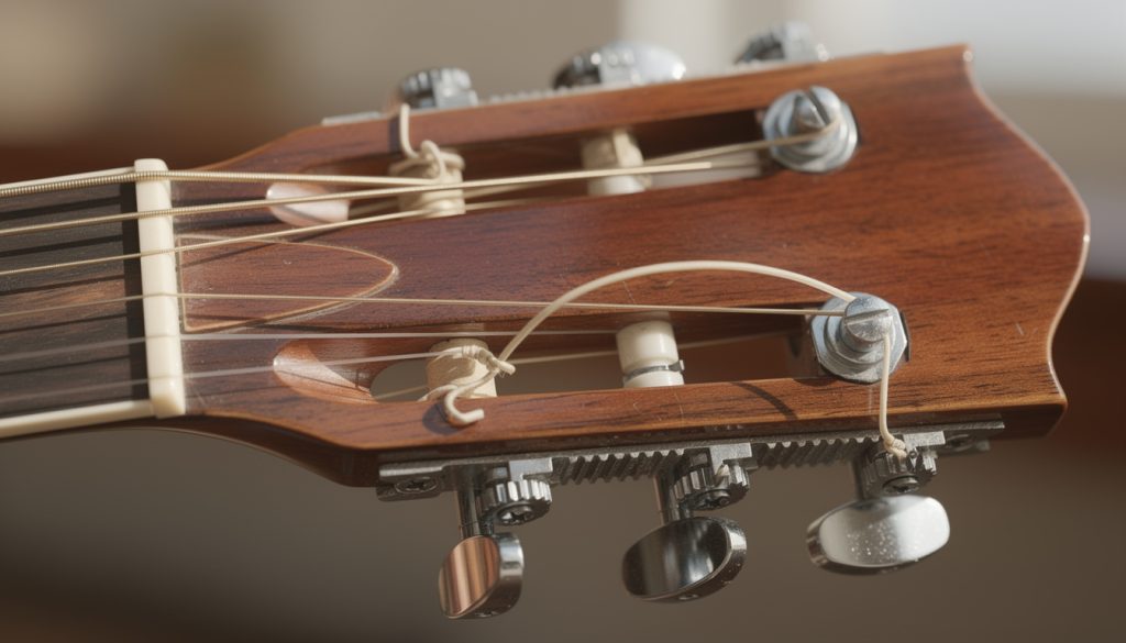 Comprendre le tirant des cordes de guitare