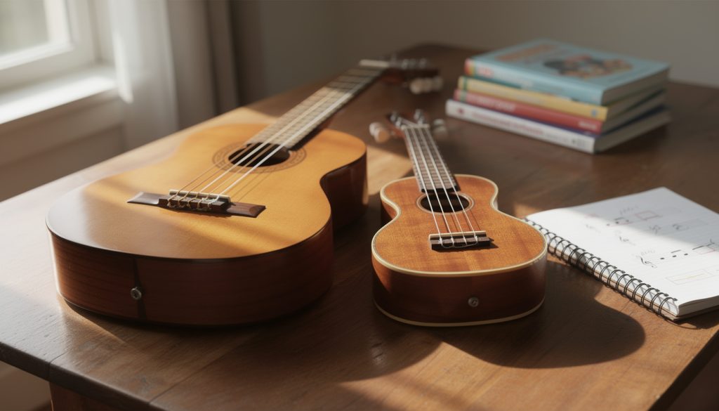 Guitare ou ukulélé pour débuter