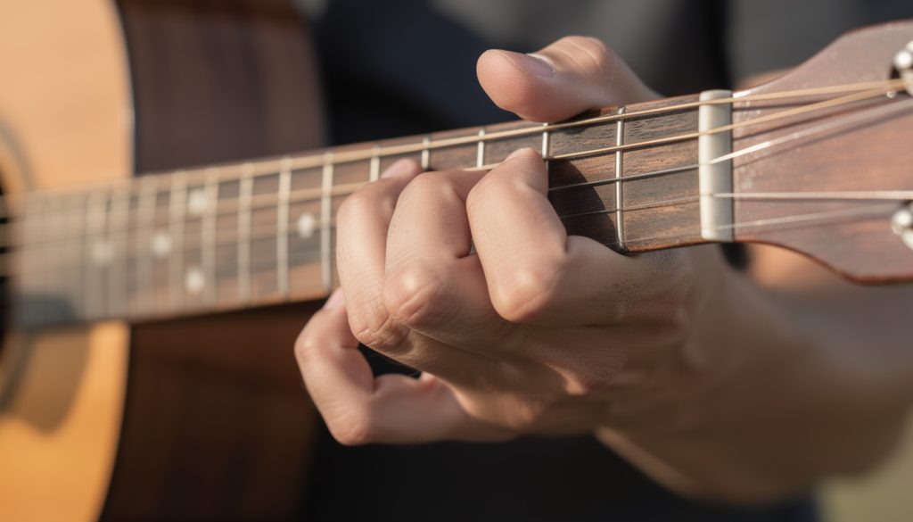 Les accords ouverts à la guitare