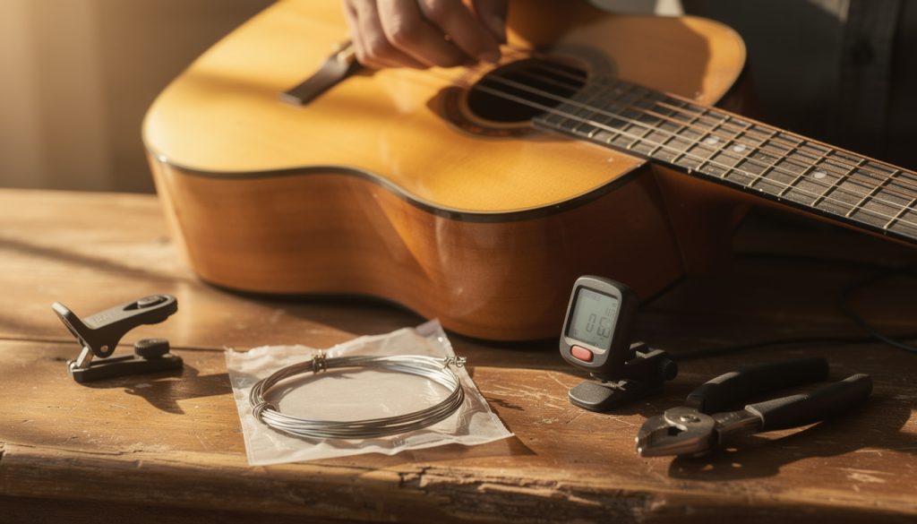 Quand changer ses cordes de guitare