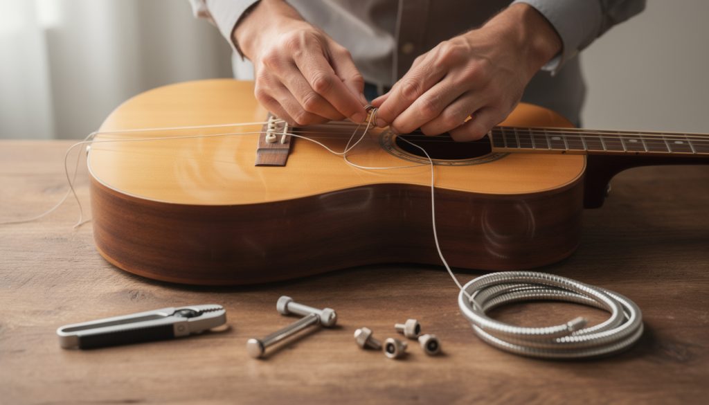 Comment changer les cordes d’une guitare