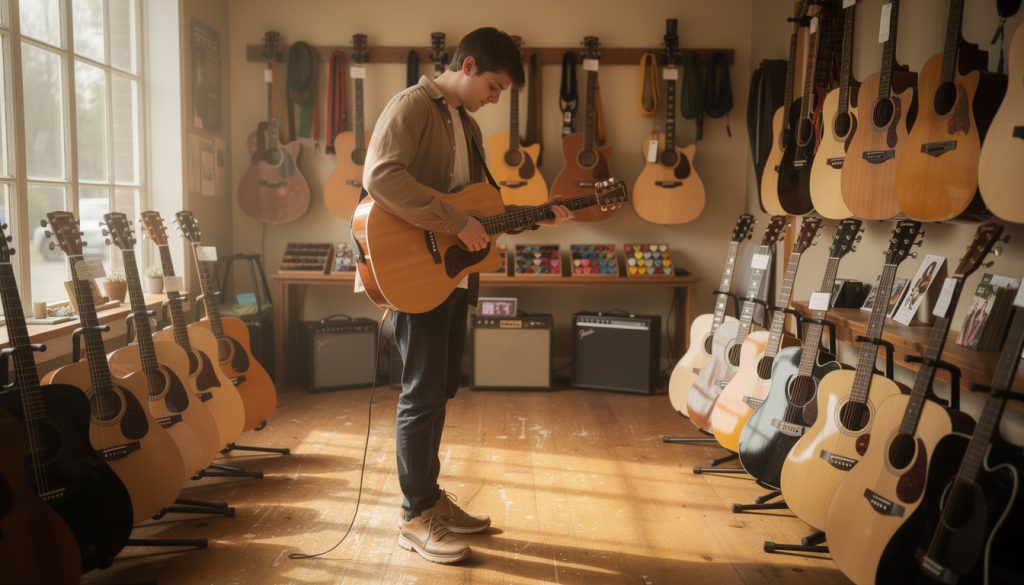 Comment choisir sa première guitare