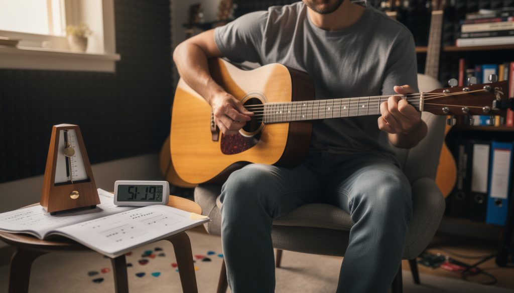 Exercices pour améliorer son rythme à la guitare