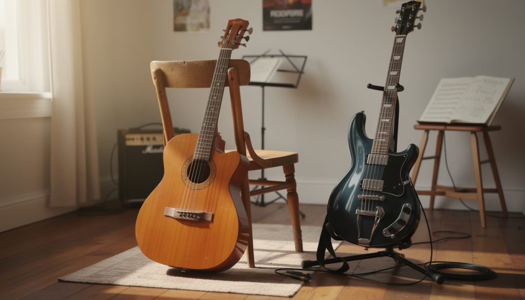 Guitare ou basse pour commencer