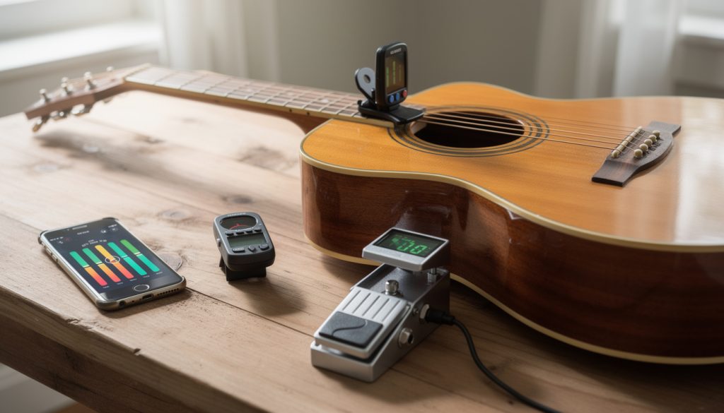 Comment choisir un accordeur de guitare