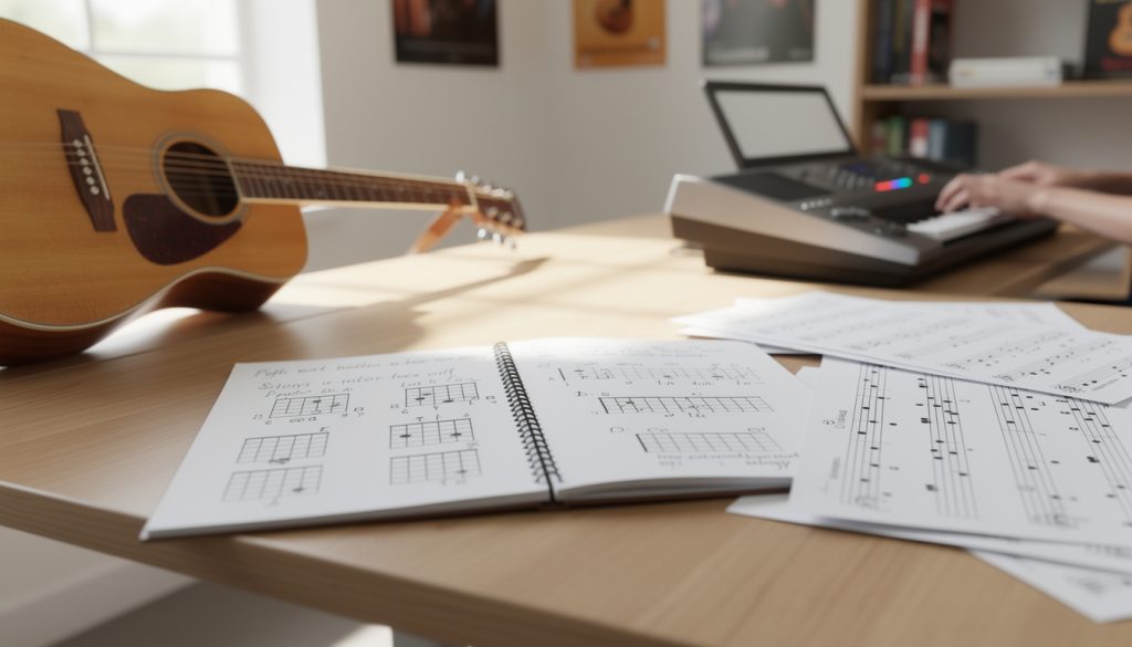 Comment comprendre les notations anglaises des accords