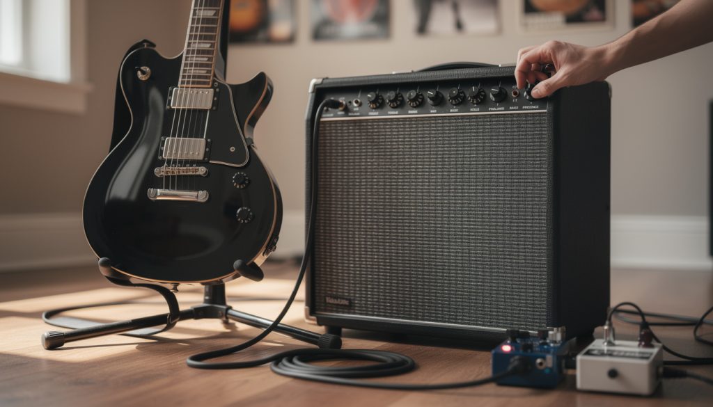 Comment utiliser un ampli de guitare