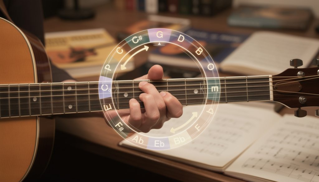 Comprendre le cycle des quintes à la guitare