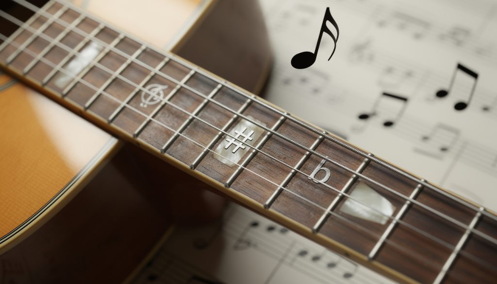 Comprendre les dièses et les bémols à la guitare