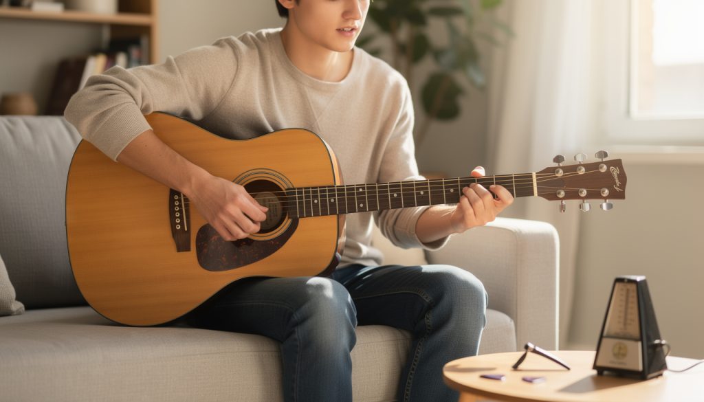 Comment créer son premier accompagnement guitare