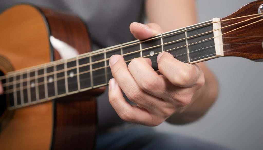 Comment jouer l’accord de Mi majeur à la guitare