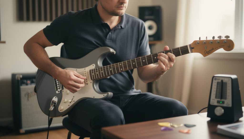Exercices pour fluidifier son jeu à la guitare