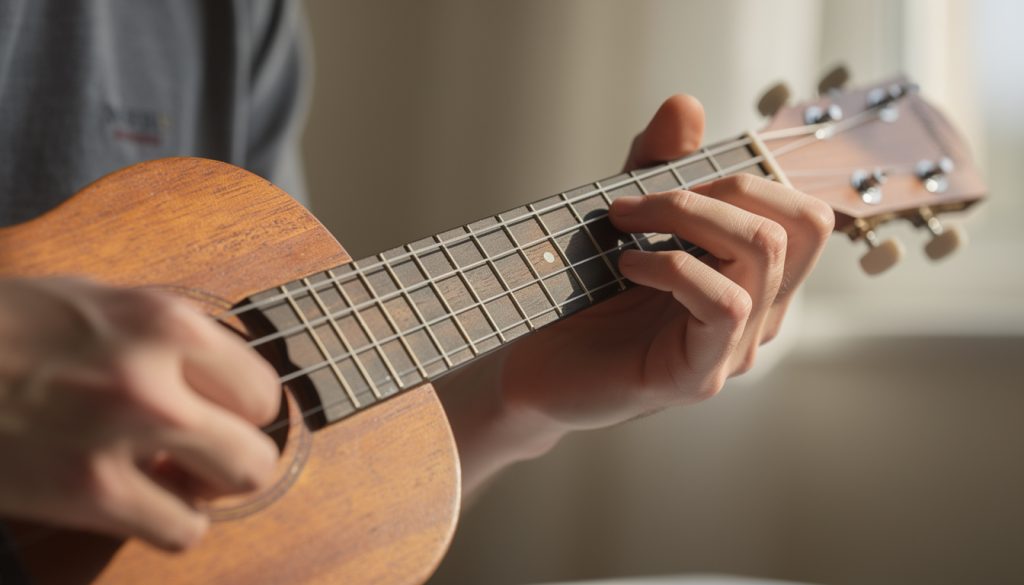 apprenez les accords de base au ukulélé et découvrez les positions essentielles pour accompagner facilement vos premières chansons.